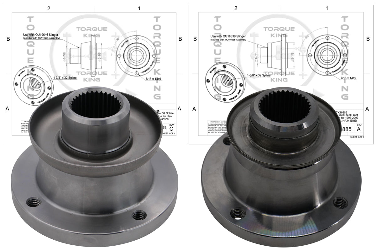 Back in Stock! USA Made 32 Spline CV Flange Yokes!
