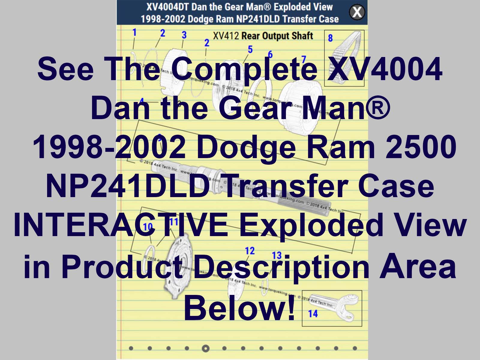 New INTERACTIVE Exploded View