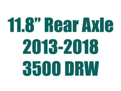 2013-2018 Dodge Ram 3500 DRW 11.8" Rear Axle