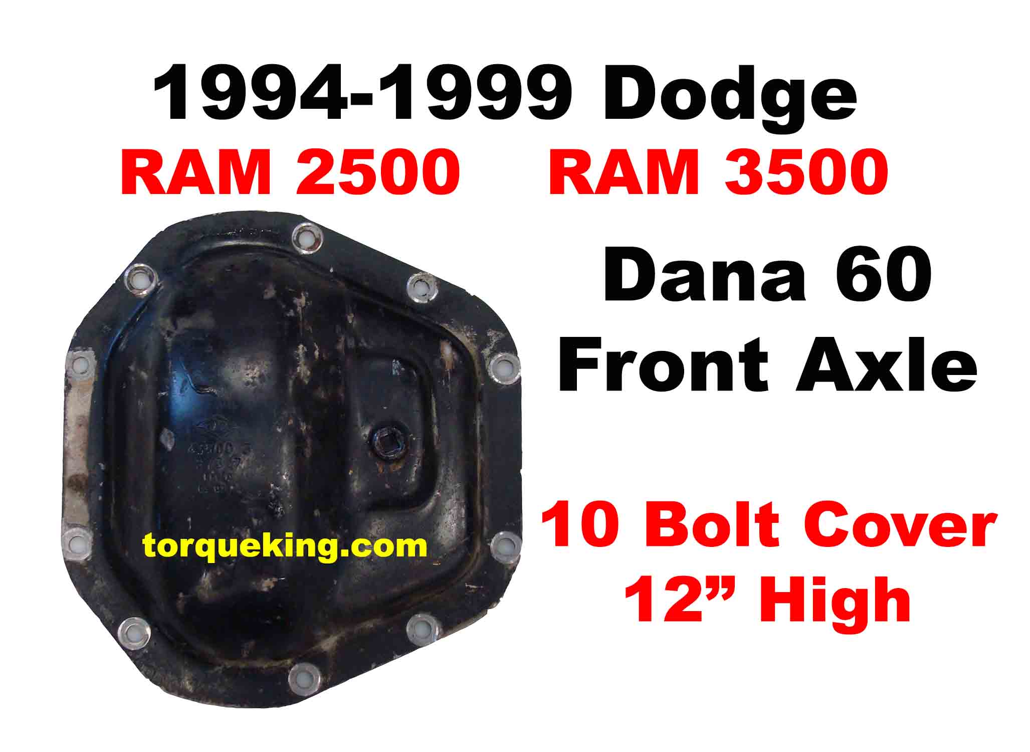 1994-1999 Ram 2500, 3500 Dana 60 Front Axle