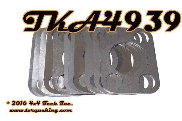 TKA4939 11 Piece Premium Steering Knuckle Shim Kit Dana 25-44 Axles Torque King 4x4