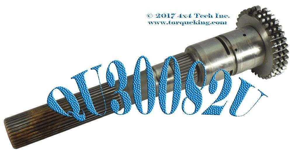 QU30082U Used NP205 Slip Yoke Type Rear Output Shaft for 1980-1991 GM Torque King 4x4