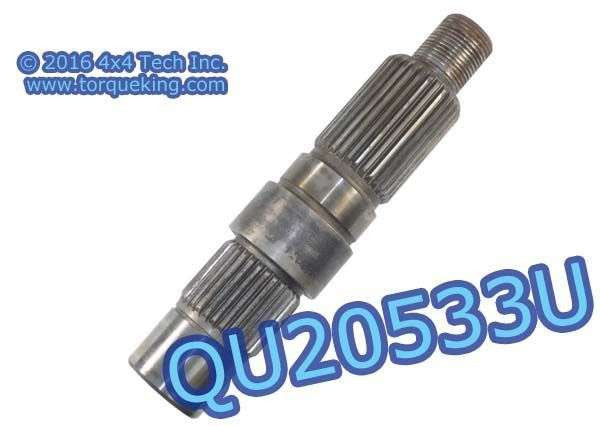 QU20533U Used Front Output Shaft for Ford Borg Warner 1356 Transfer Case Torque King 4x4