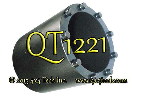 QT1221 9 Lug Rear Spindle Nut Socket for 2011-2021 GM AAM Rear Torque King 4x4