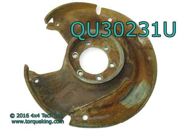 QU30231U Used Left Combination Caliper Support and Brake Shield Torque King 4x4