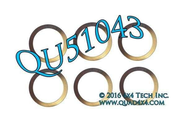 QU51043 Basic Pinion Preload Shim Set for Many Dana Axles Torque King 4x4