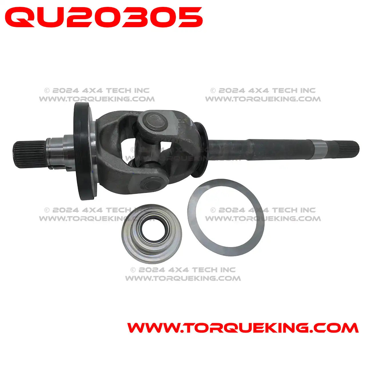 QU20305 Right Axle Shaft Assembly for 2005-2019 Ford F250, F350 trucks Torque King 4x4
