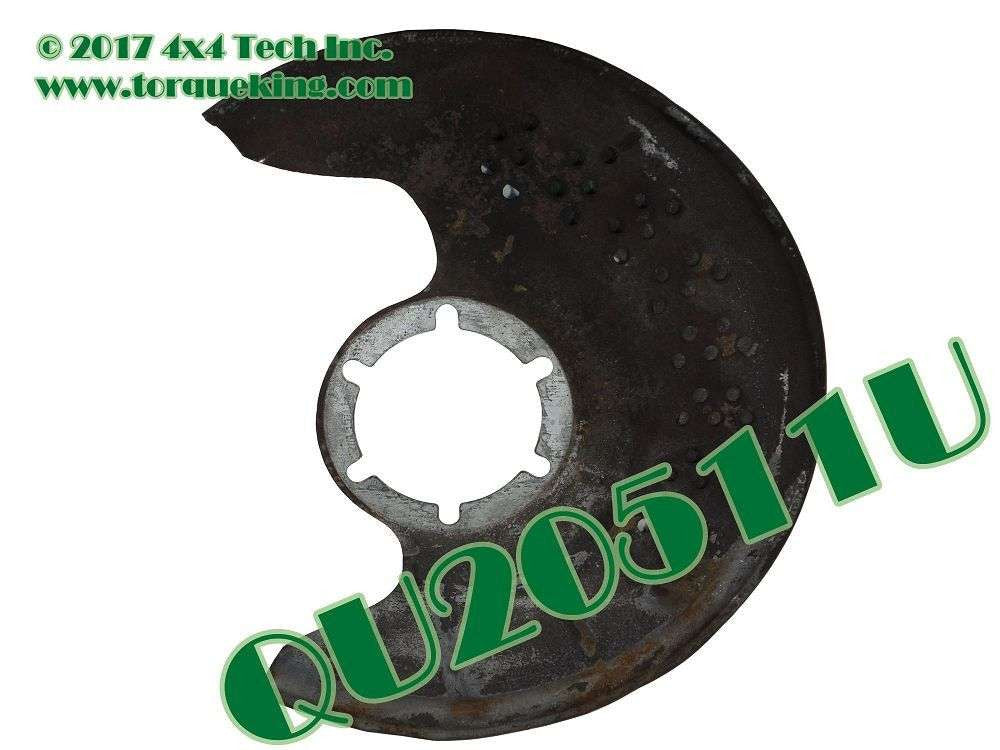 QU20511U Functional Used Right Brake Shield for 1980-1992 Bronco, F150 Torque King 4x4