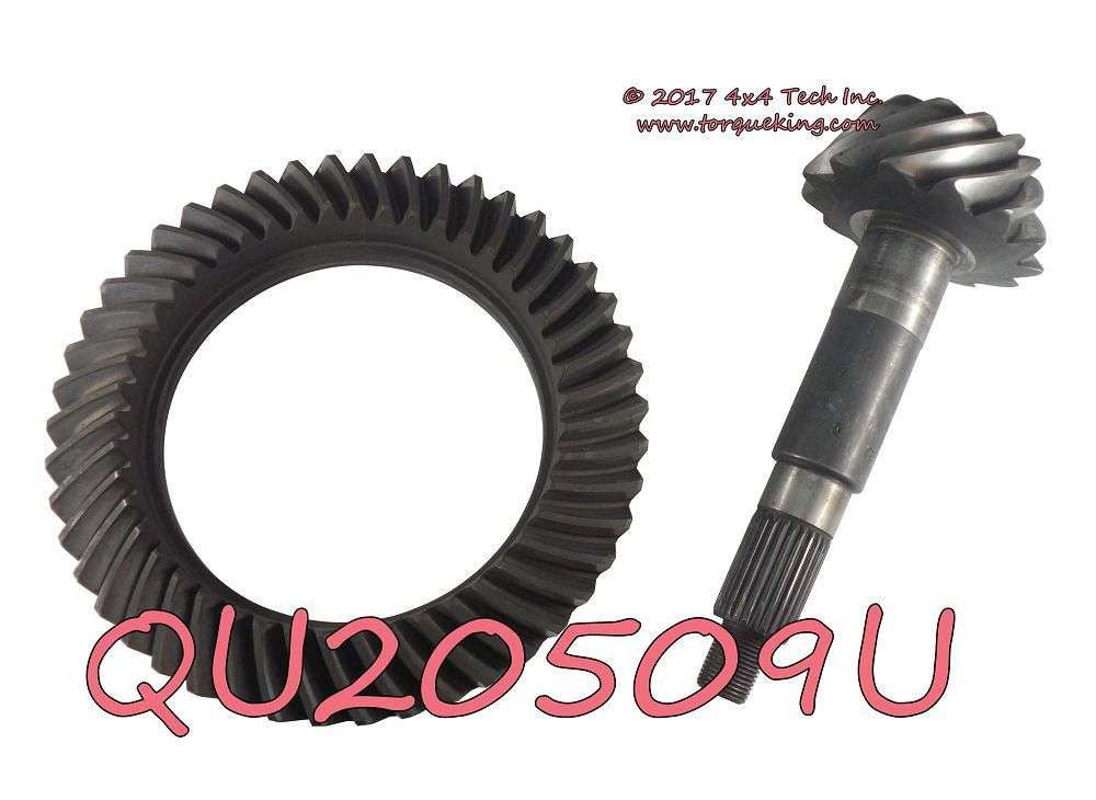 QU20509U Used 3.54 Ratio Reverse Spiral Matched Ring and Pinion Gear Set Torque King 4x4