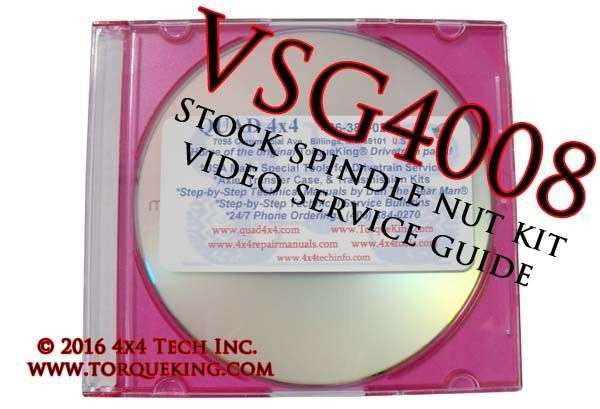 VSG4008 1994-2002 Ram 2500, Ram 3500 Rear Wheel Bearing Service Video Torque King 4x4
