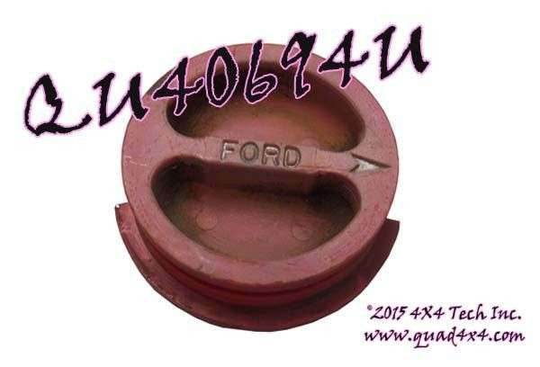 QU40694U Used Red Plastic Hub Dial for 1st Design Spicer Plastic Dial Hubs Torque King 4x4