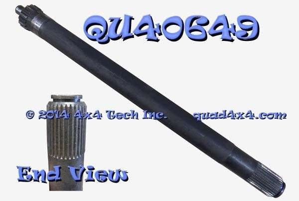 QU40649U Used Left Differential Output Shaft for 85-93 CAD Axle Torque King 4x4