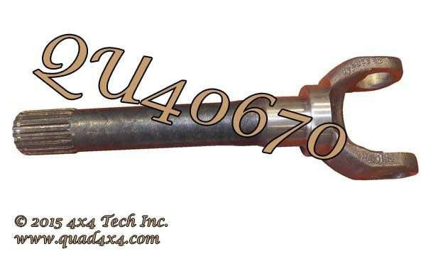 QU40670 Early Outer Axle Shaft for 1968-1972 Dana 44 Front Axle Torque King 4x4