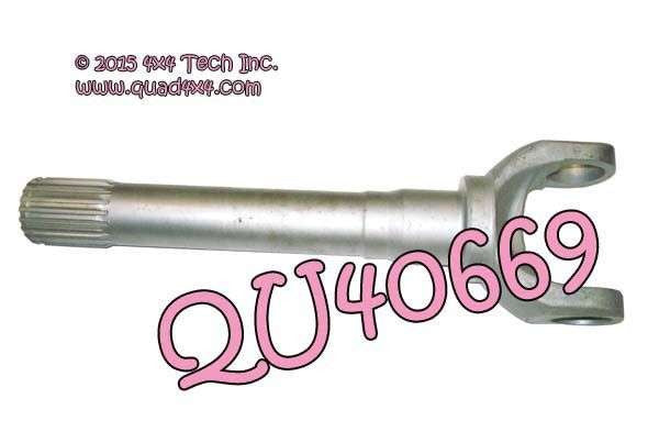 QU40669 New Outer Axle Shaft for 1971-1972 GM 4x4 - 1-1/16" UJnt Cap Torque King 4x4