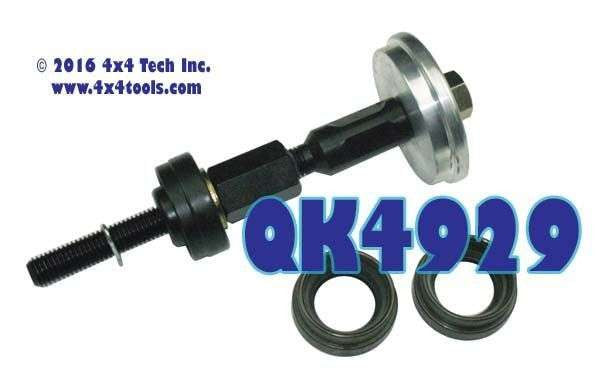 QK4929 2007-2011 JK Rubicon Front Inner Axle Seal and Tool Set Torque King 4x4