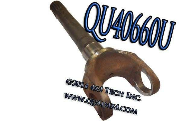 QU40660U Used Early Outer Axle Shaft with 2 Snap Ring Grooves Torque King 4x4
