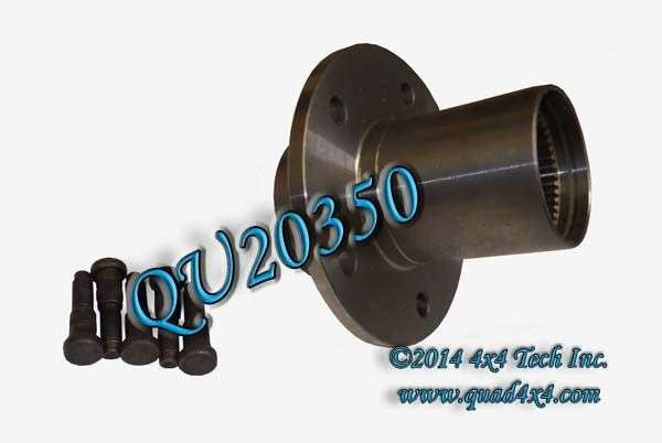 QU20350 New Front Hub with Studs for 1995-1996 Ford F150, Bronco Torque King 4x4