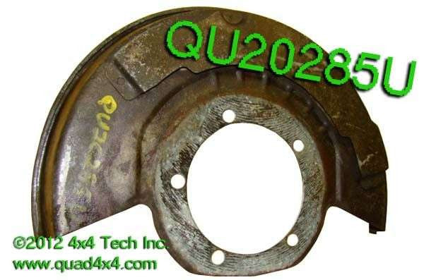 QU20285U FUNCTIONAL Used 1980-1994 Right Front Brake Splash Shield Torque King 4x4