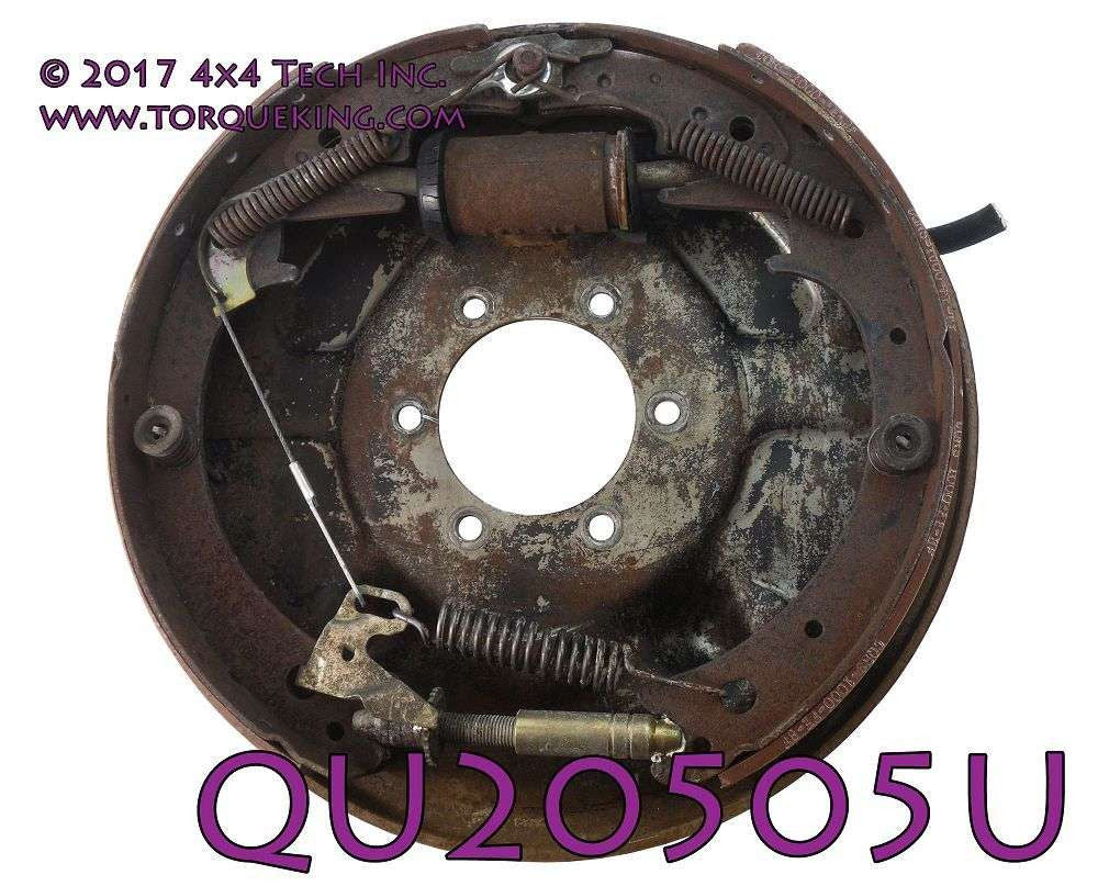 QU20505U Used Left Front Brake Backing Plate for 1967-1975 F250 4x4 Torque King 4x4