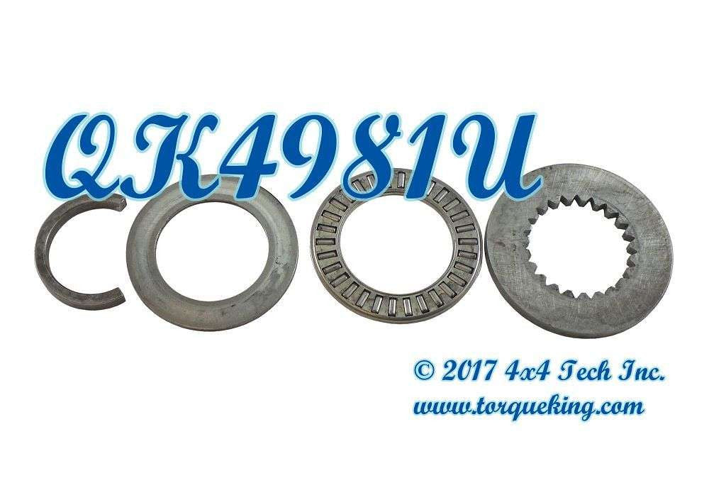 QK4981U Used 4 Piece Thrust Bearing Kit for 23-Spline Dana 28IFS Axles Torque King 4x4