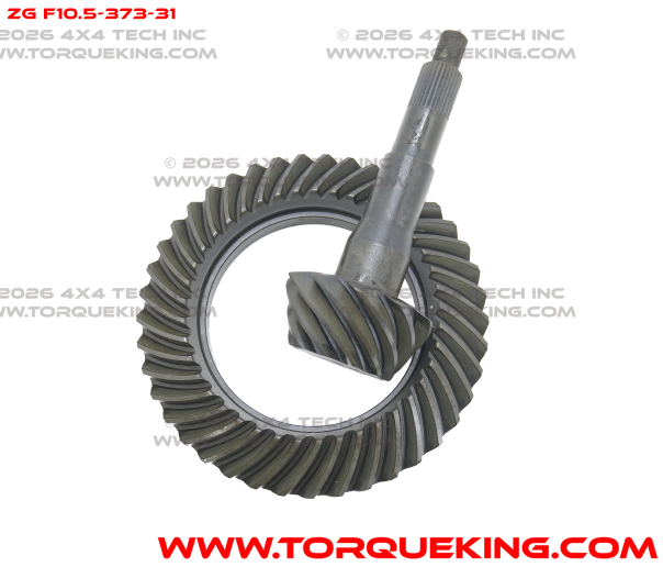 ZG F10.5-373-31 USA Standard 3.73 Ratio Ring & Pinion Gear Set for 99-10 10.5"