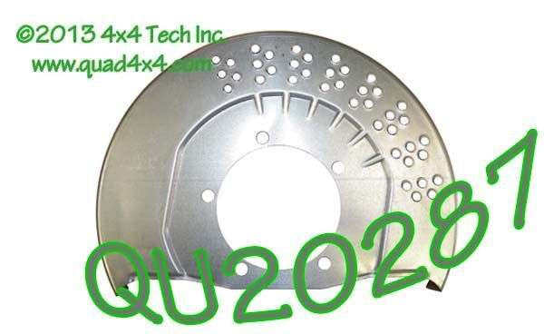 QU20287 New Right Front Disc Brake Shield 1995-1997 Ford F250 4x4 Torque King 4x4