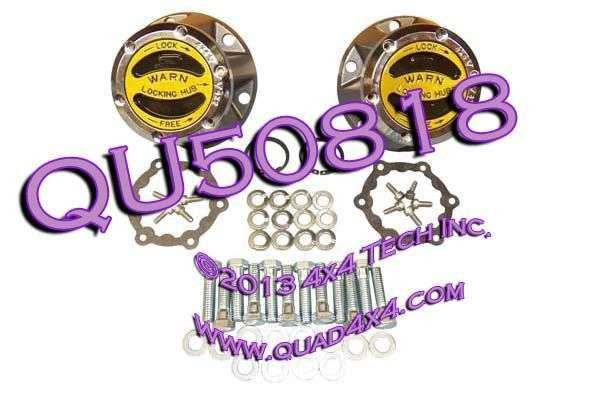 QU50818 Warn 9072 External Manual Locking Hub Set Torque King 4x4
