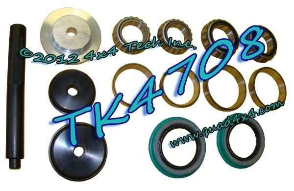 TK4708 Master 3/4 ton 4x4 Front Wheel Bearing Kit with Tools 1960-1977 Torque King 4x4