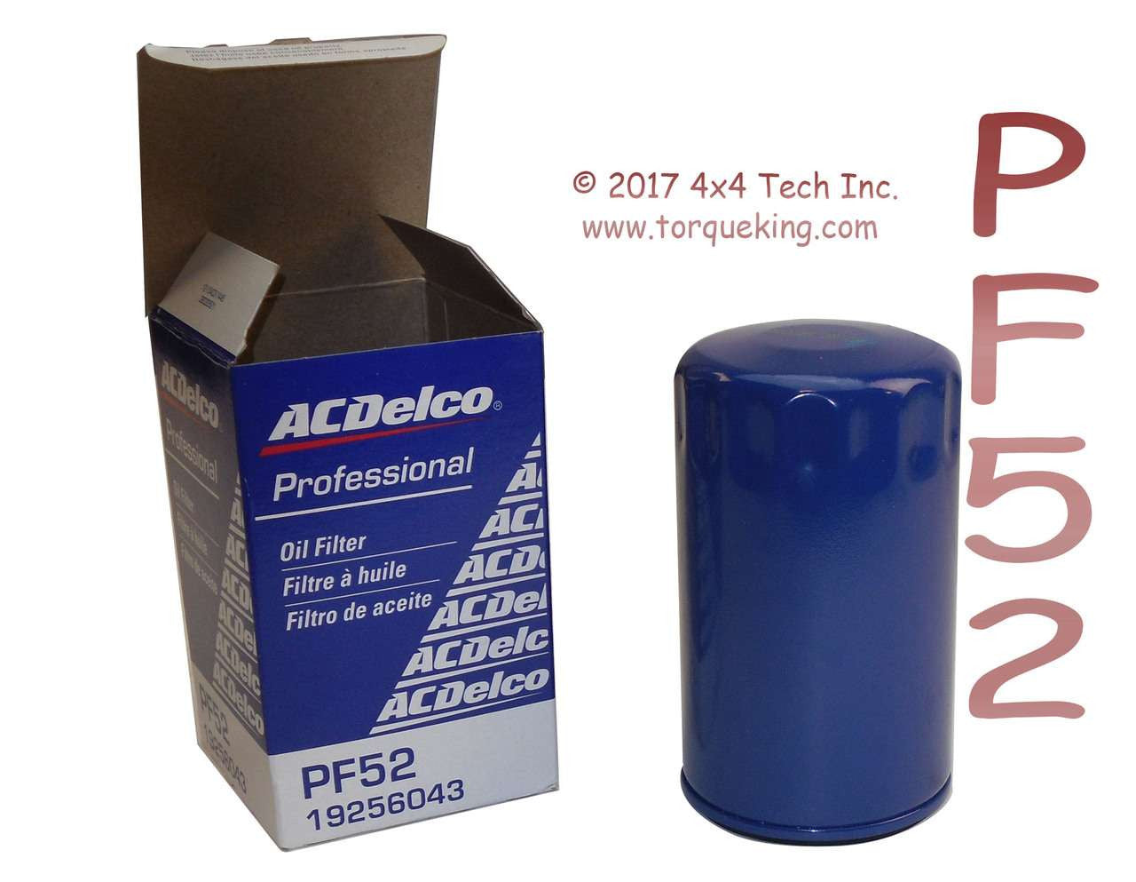 PF52 AC DELCO OIL FILTER Torque King 4x4