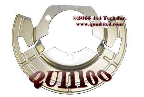 QU11160 2000-2001 Ram 1500 Front Disc Brake Shield Fits Left or Right Torque King 4x4