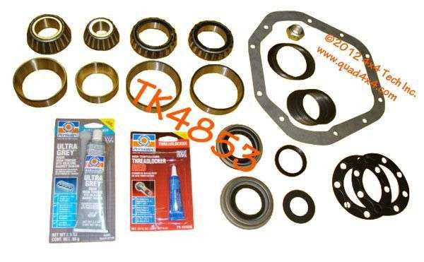 TK4853 Premium Dana 70 Rear Diff Bearing & Seal Kit 2000-2002 Dodge Torque King 4x4