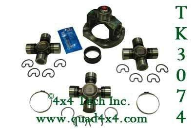 TK3074 Premium Front CV Driveshaft Rebuild Kit for 2004-2009 Ram 4x4s Torque King 4x4