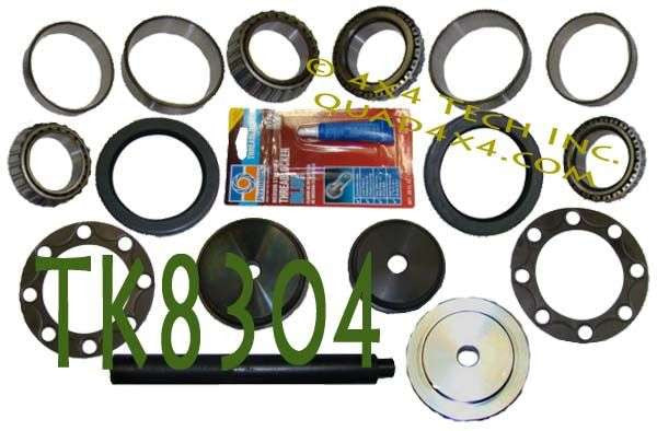 TK8304 Master Rear Wheel Bearing, Seal, Tool Kit 1972-1993 Dodge SRW Torque King 4x4