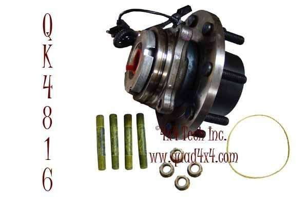 QK4816 1999-2004 Coarse Thread Front Unitized ABS DRW Hub Kit Torque King 4x4