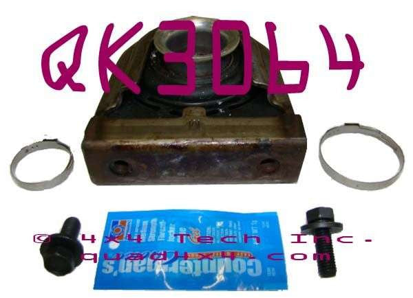 QK3064 Rear Driveshaft Center Bearing Kit for 1994-2002 Dodge Ram Torque King 4x4