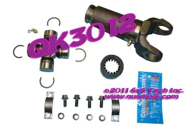 QK3012 Dodge 7260 Series Driveshaft Slip Yoke Kit Torque King 4x4