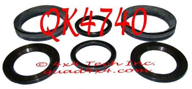 QK4740 Dana 50/60 6 Piece Large Spindle Seal & Thrust Washer Kit Torque King 4x4