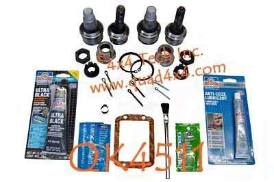 QK4511 Dana 60 Ball Joint Kit for 1994-1999 Dodge Ram 2500, 3500 Torque King 4x4