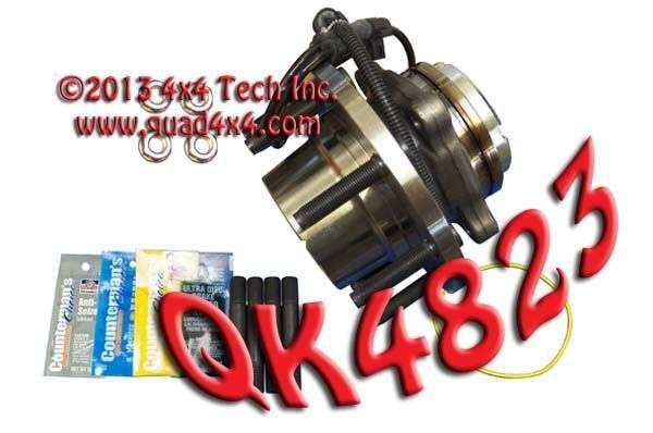 QK4823 Front Wheel Hub Kit, 02-05 SRW ABS Fine Studs Torque King 4x4