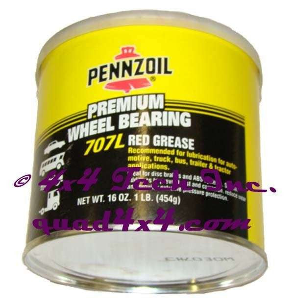 QU90017 1 Pound Tub Pennzoil 707L Wheel Bearing and Chassis Grease Torque King 4x4