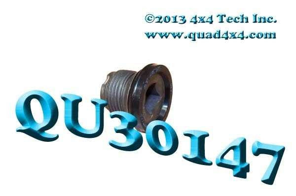 QU30147 Taper Seat Axle Fill or Drain Plug for GM Axles Torque King 4x4
