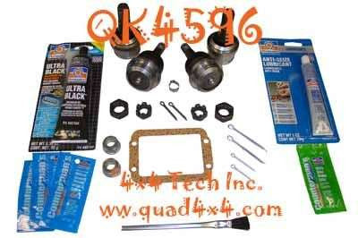 QK4596 Ball Joint Kit for 2000-2001 Dodge Ram 1500 Dana 44 Front Axles Torque King 4x4