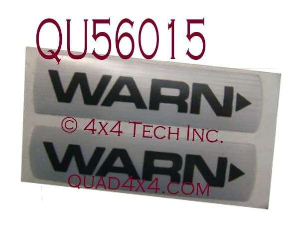 QU56015 Warn Hub Decal Set Torque King 4x4