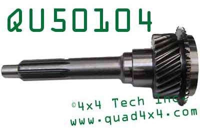 QU50104 Getrag G360 1-1/4"-10 Spline Input Shaft Torque King 4x4