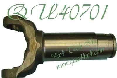 QU40701 Fine Spline 1330 Series Front Driveshaft Slip Yoke for Dodge Ram Torque King 4x4