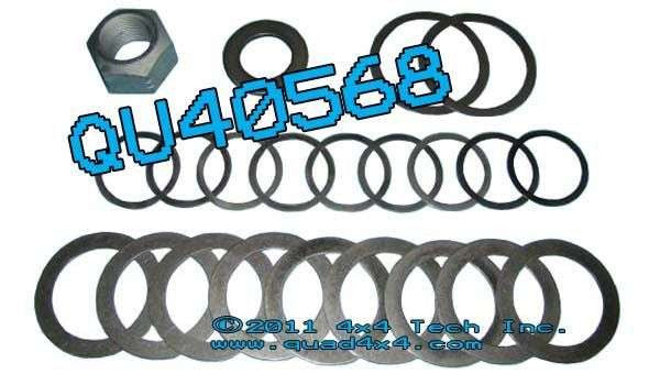 QU40568 1996-2010 Ford Dana 80 Differential and Pinion Shim Kit Torque King 4x4