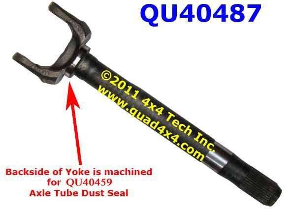 QU40487 35 Spline Left Inner Axle Shaft for 1988.5-1997 F-350 Dana 60 Torque King 4x4