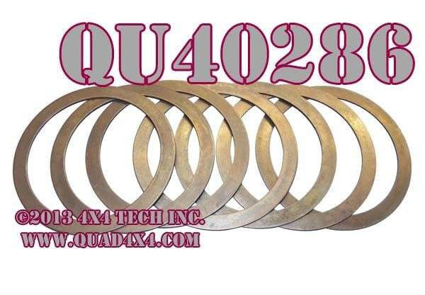 QU40286 Set of 7 Thick Differential Adjusting Shims for Dana 60, Dana 70 Torque King 4x4