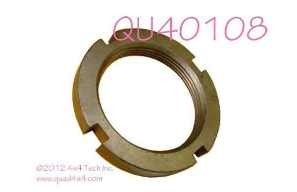 QU40108 Outer Spindle Nut without Pin for Dana 35 Front Axles Torque King 4x4