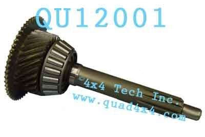 QU12001 1-1/4" 10 Spline Genuine NV5600 Input Shaft for 1999-2000 Torque King 4x4